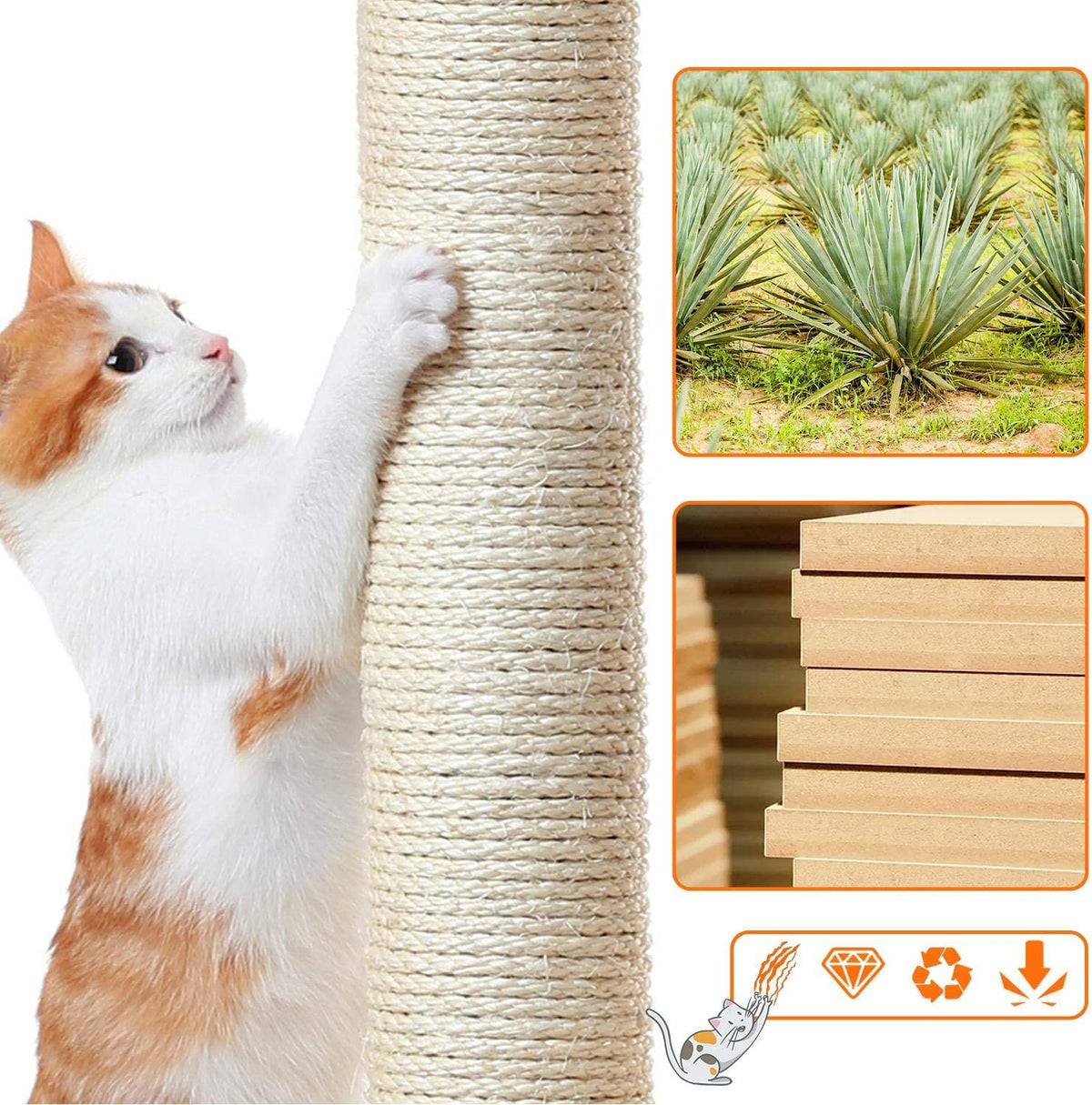 Cat Tree, 34In Cat Tower