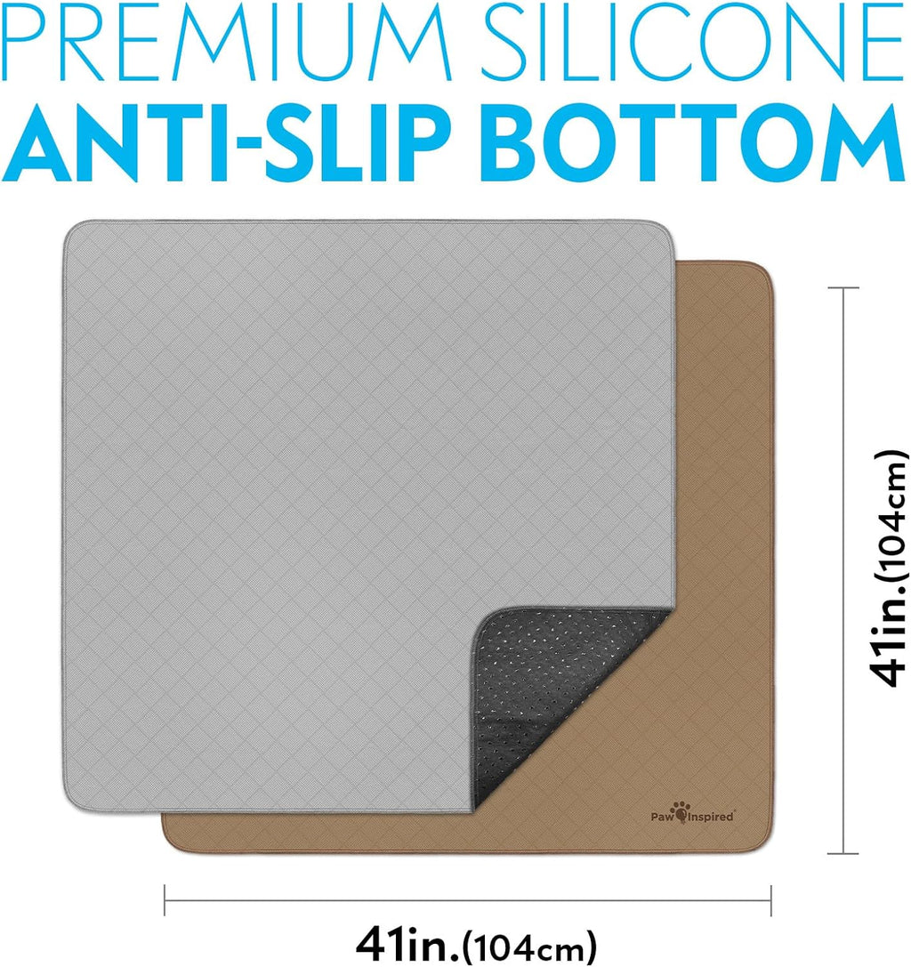 Washable Pee Pads for Dogs (41X41 Inch, Pack of 2)