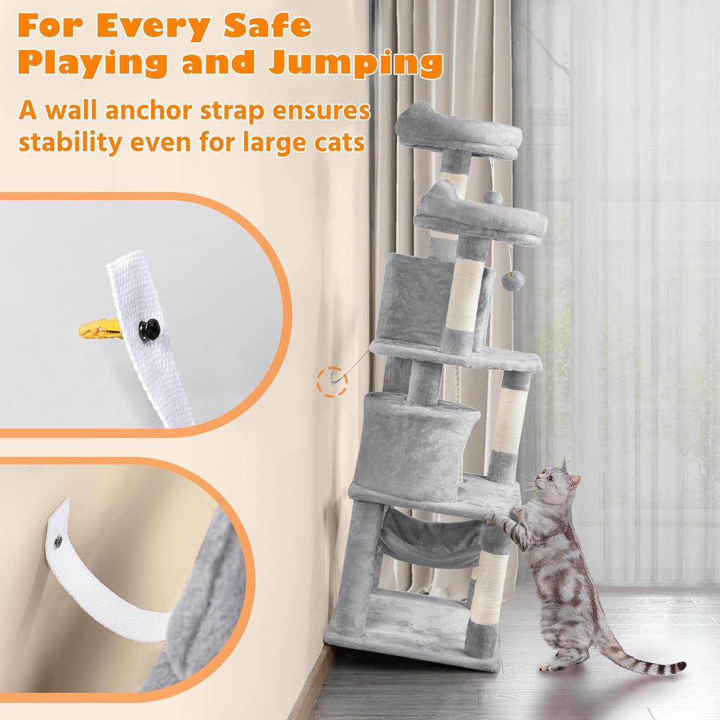  62.5Inches Cat Tree Tower