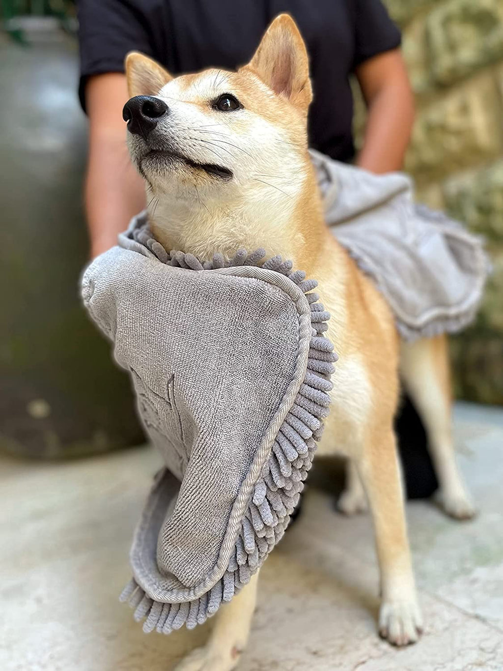 Quick Dry Towel for Dogs | Ultra Absorbent Microfiber Shammy | Extra Large 35X15 Size