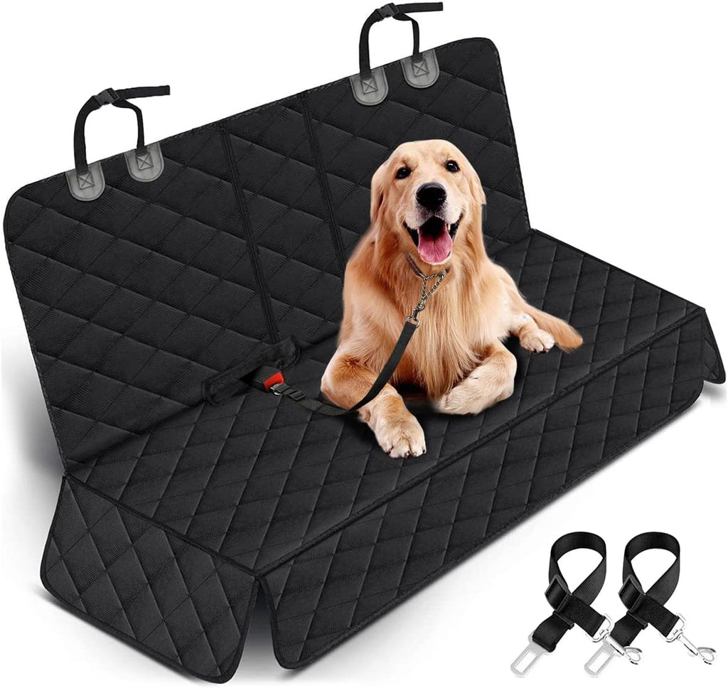 Back Seat Cover for Dogs Pet  (53” Width)- Black