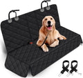 Back Seat Cover for Dogs Pet  (53” Width)- Black