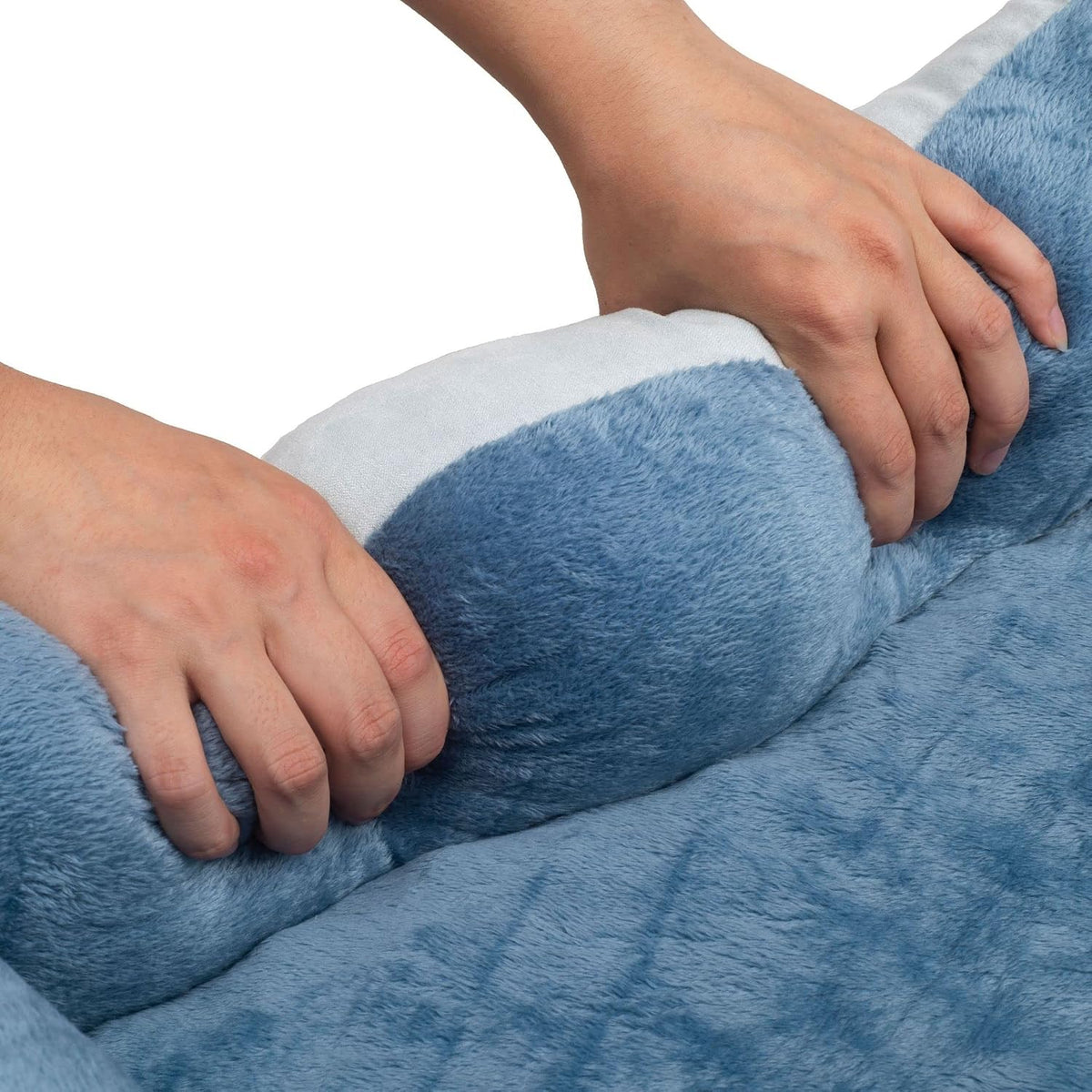  Dog Bed Medium Size, Blue with Orthopedic Insert.