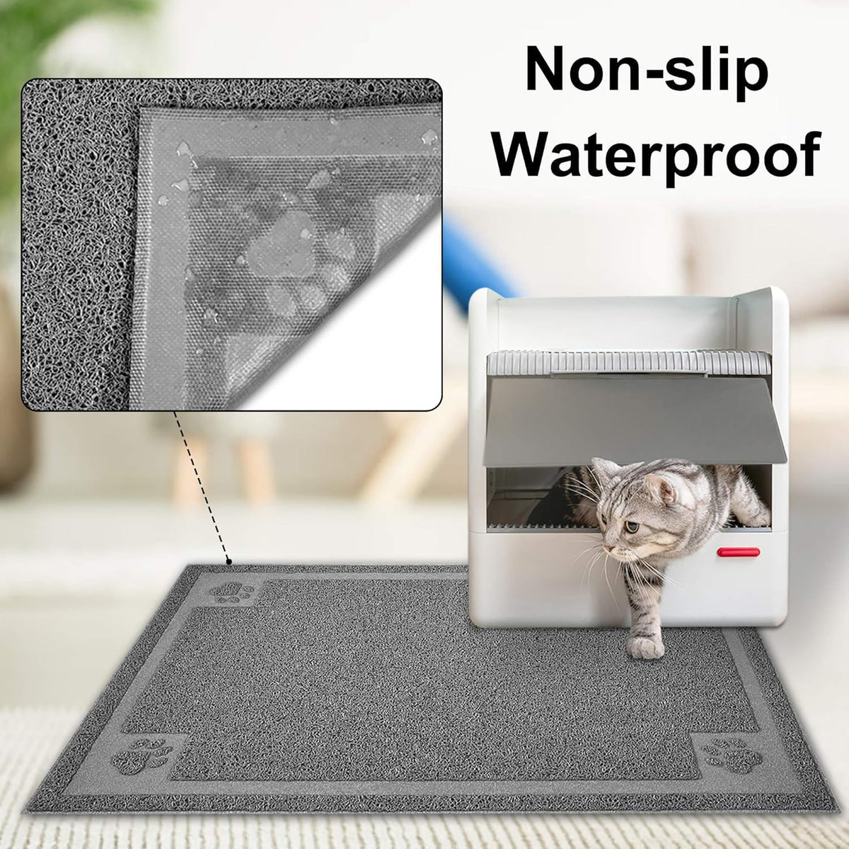 Large Cat Litter Mat Trapper 35"×23"