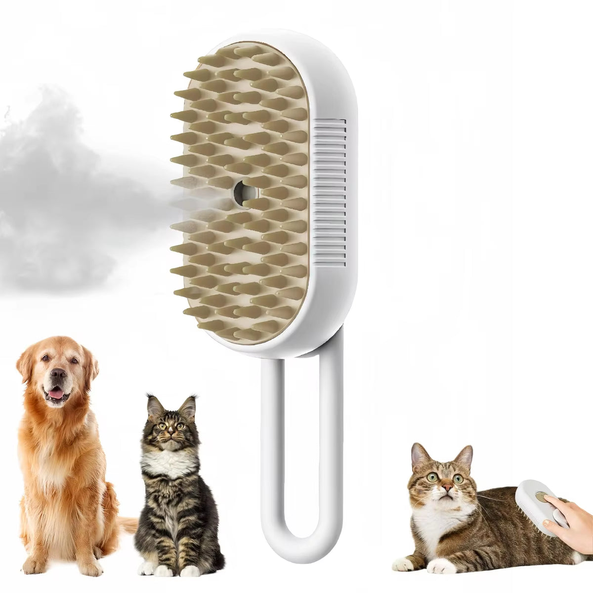3 in 1 Pet Brush Cat Steam Brush Comb 