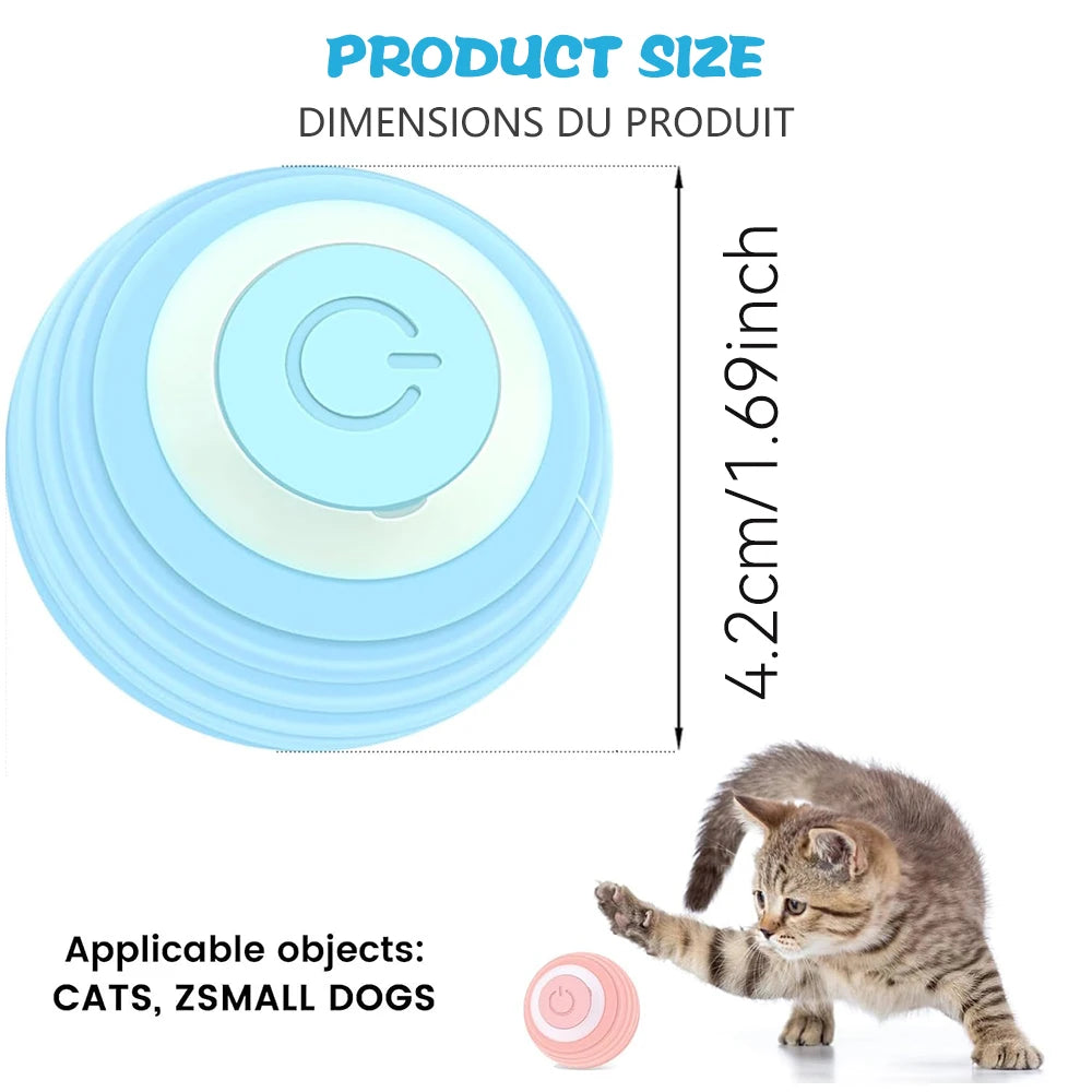  Interactive Ball Electric Automatic Rolling Ball Smart Toys for Cats 