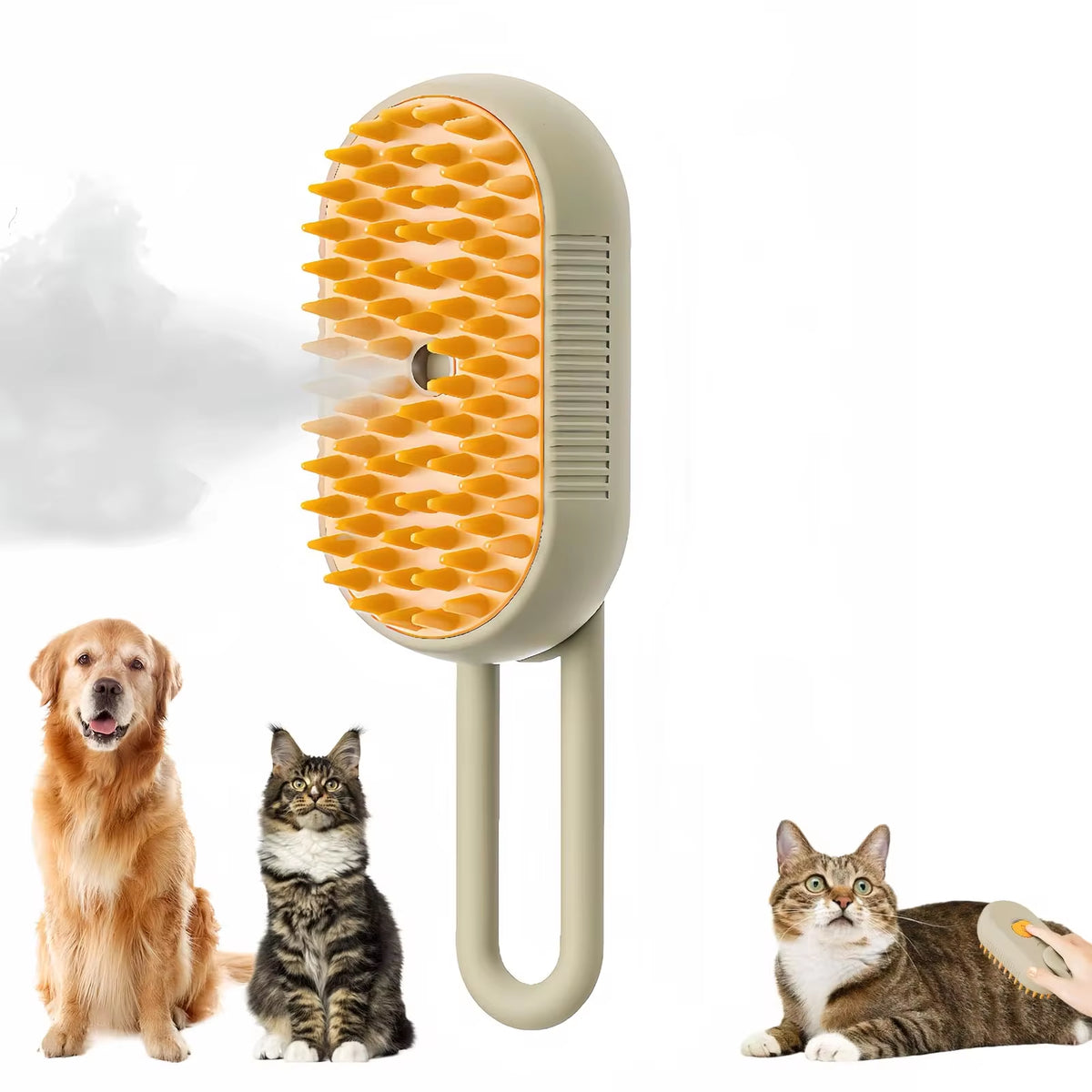 3 in 1 Pet Brush Cat Steam Brush Comb 