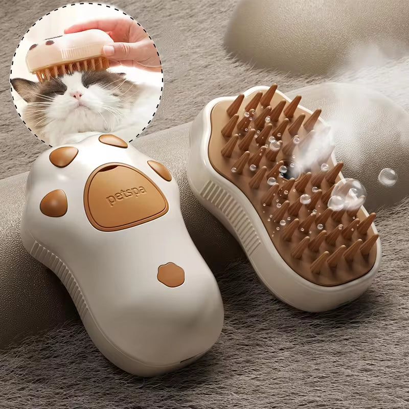 3 in 1 Pet Brush Cat Steam Brush Comb 