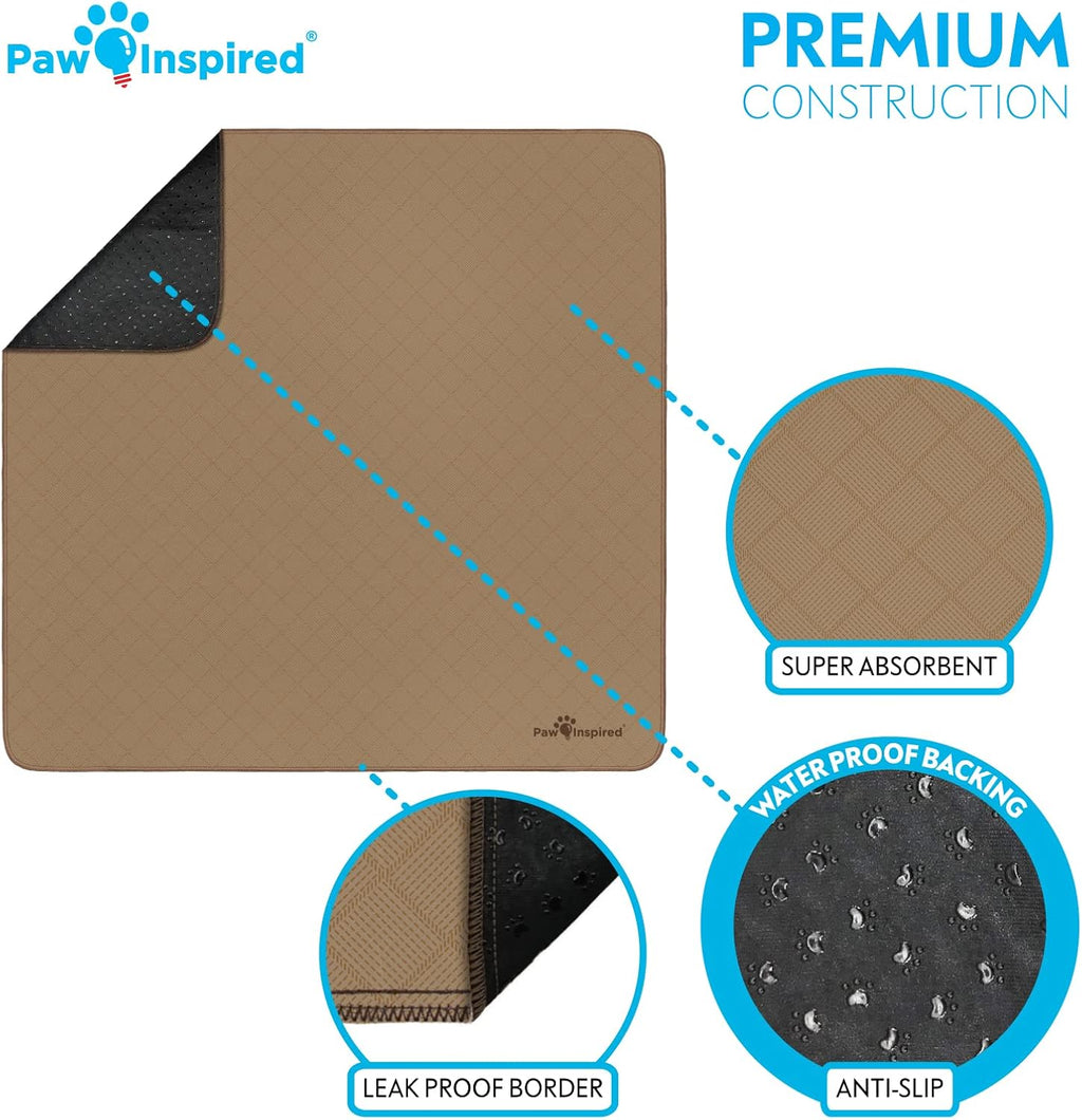 Washable Pee Pads for Dogs (41X41 Inch, Pack of 2)