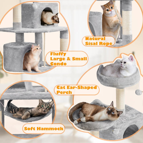  62.5Inches Cat Tree Tower